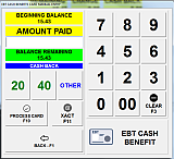 EBT Card payments with CompuReg Software